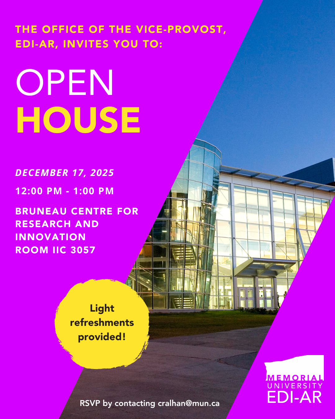 Open House invitation